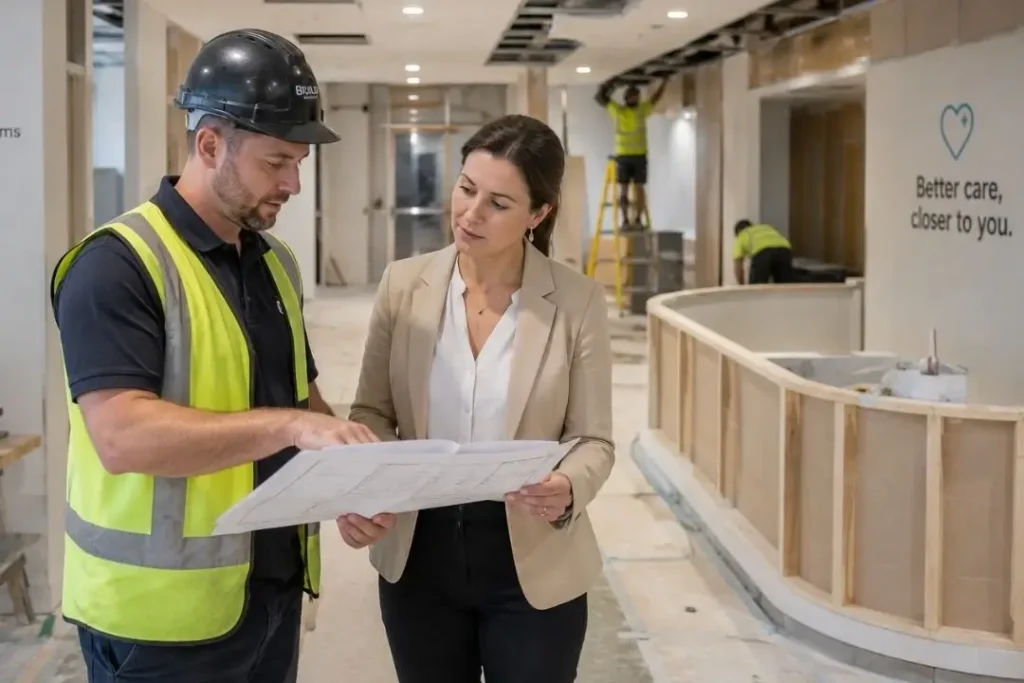 builder discussion for a fitout