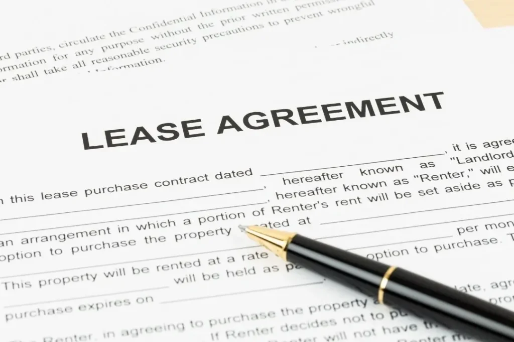 lease agreement document