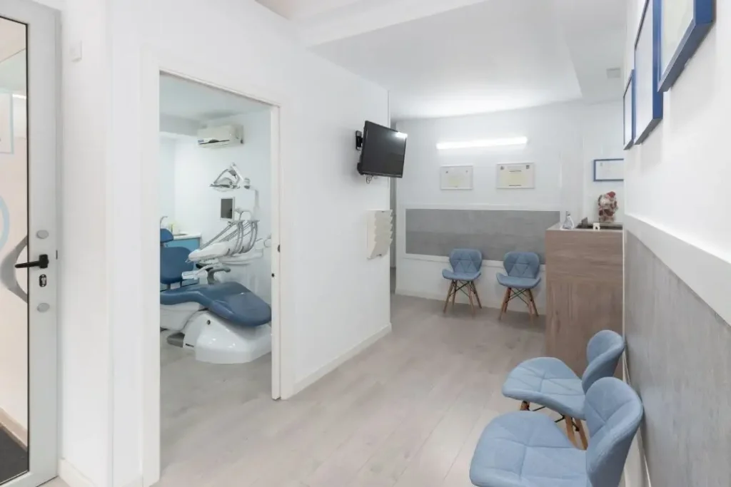 patient waiting room and treatment area